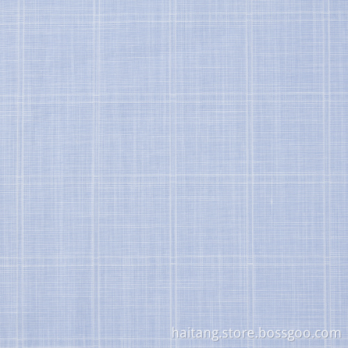 Check Cotton fabric close Microfiber Fabric Sedate Shirt